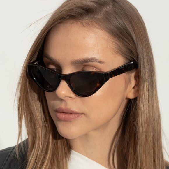 NWT SAINT LAURENT HAVANA WOMEN SUNGLASSES - Picture 2 of 4